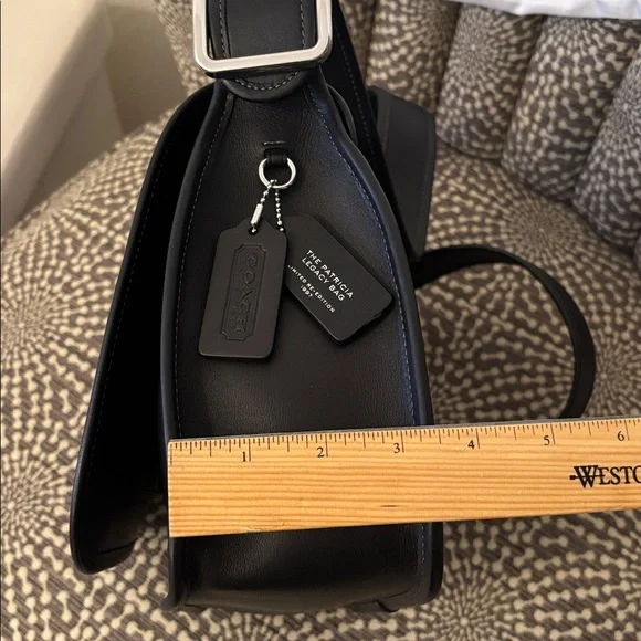 Coach Limited Originals Glovetan Patricia Legacy Re-Issue Bag Black Leather - Picture 7 of 16